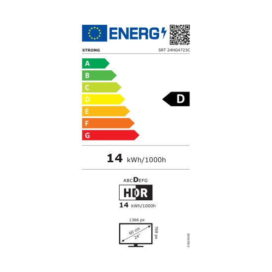 Televizor LED 24incha STRONG 24HG4723C, Google TV, HD, DVB-T2/C/S2, 12V, Wi-Fi, Bluetooth, HDMI, USB A, energetski razred D Televizor LED 24incha STRONG 24HG4723C, Google TV, HD, DVB-T2/C/S2, 12V, Wi-Fi, Bluetooth, HDMI, USB A, energetski razred D