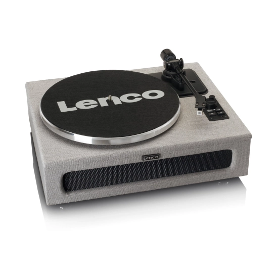 Gramofon LENCO LS-440GY, Bluetooth, RCA izlaz, AUX in, zvučnici 2x 10W + 2x 10W Gramofon LENCO LS-440GY, Bluetooth, RCA izlaz, AUX in, zvučnici 2x 10W + 2x 10W
