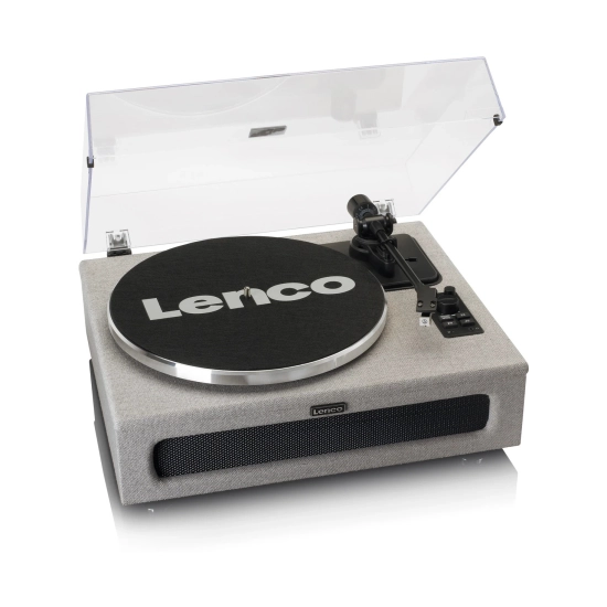 Gramofon LENCO LS-440GY, Bluetooth, RCA izlaz, AUX in, zvučnici 2x 10W + 2x 10W Gramofon LENCO LS-440GY, Bluetooth, RCA izlaz, AUX in, zvučnici 2x 10W + 2x 10W