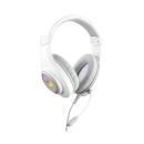 Slušalice REDRAGON HYLAS H260 RGB, naglavne, žičane, mikrofon, USB A, 3.5mm, PC/PS5/XBOX/NS, RGB, bijele