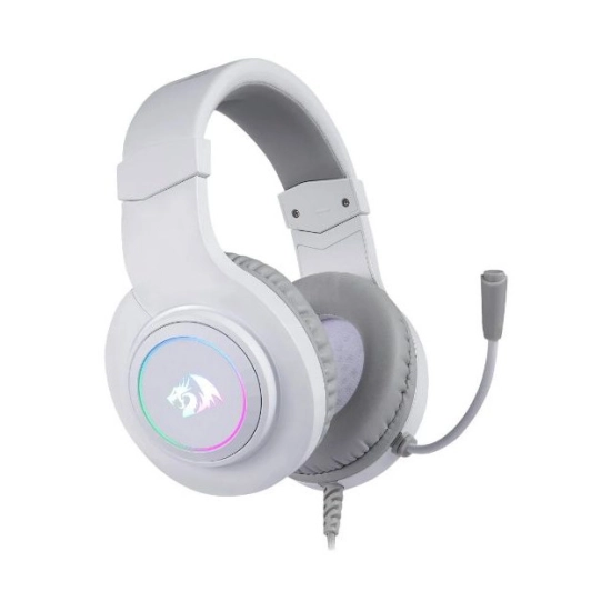 Slušalice REDRAGON HYLAS H260 RGB, naglavne, žičane, mikrofon, USB A, 3.5mm, PC/PS5/XBOX/NS, RGB, bijele Slušalice REDRAGON HYLAS H260 RGB, naglavne, žičane, mikrofon, USB A, 3.5mm, PC/PS5/XBOX/NS, RGB, bijele