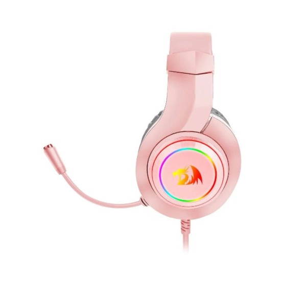 Slušalice REDRAGON HYLAS H260 RGB, naglavne, žičane, mikrofon, USB A, 3.5mm, PC/PS5/XBOX/NS, RGB, roze Slušalice REDRAGON HYLAS H260 RGB, naglavne, žičane, mikrofon, USB A, 3.5mm, PC/PS5/XBOX/NS, RGB, roze