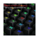 Tipkovnica REDRAGON DITI ELITE K585RGB-KS, bežična, mehanička, smeđi switch, crna