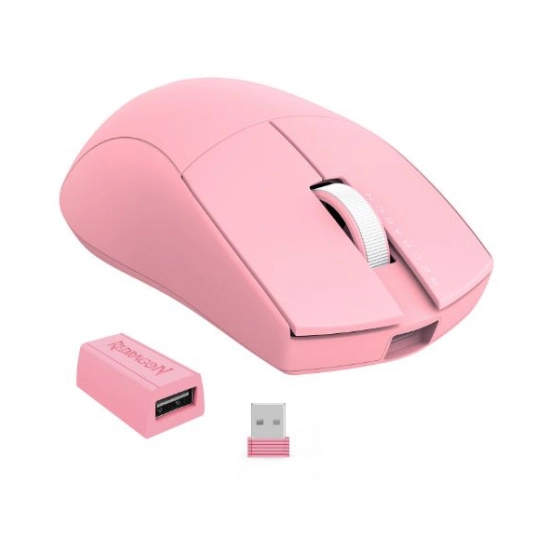 Miš REDRAGON K1NG PRO M916P-PRO-1K, bežični, optički, 26000 DPI, rozi Miš REDRAGON K1NG PRO M916P-PRO-1K, bežični, optički, 26000 DPI, rozi
