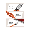 Kabel CABLETIME, USB C (M) na USB C (M), 240W, crni, 2m, magnetni