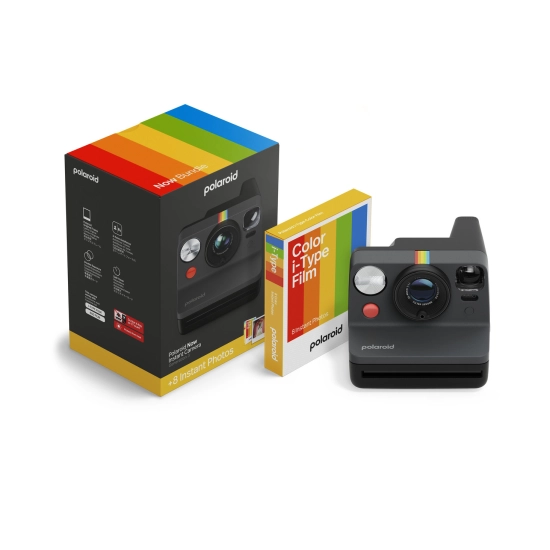 Fotoaparat POLAROID Now Gen 3, Color Film (8 kom), crni