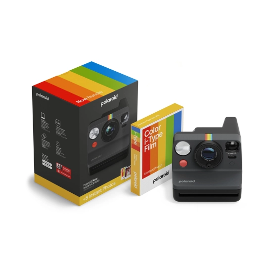 Fotoaparat POLAROID Now Gen 3, Color Film (8 kom), crni