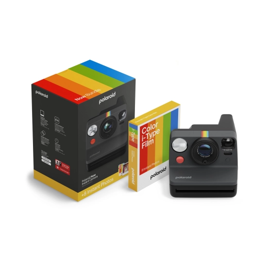 Fotoaparat POLAROID Now Gen 3, Color Film (8 kom), crni