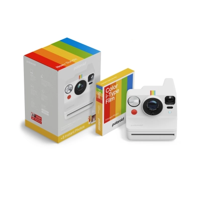 Fotoaparat POLAROID Now+ Gen 3, Color Film (8 kom), bijeli - Polaroid Fotoaparat POLAROID Now+ Gen 3, Color Film (8 kom), bijeli - Polaroid