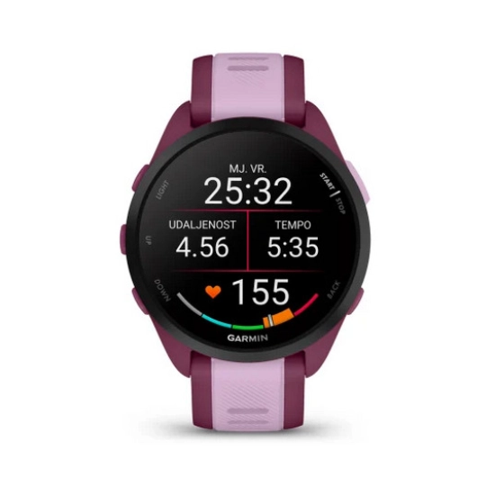 Pametni sportski sat GARMIN Forerunner 165 Music, ljubičasta, 010-02863-33 Pametni sportski sat GARMIN Forerunner 165 Music, ljubičasta, 010-02863-33
