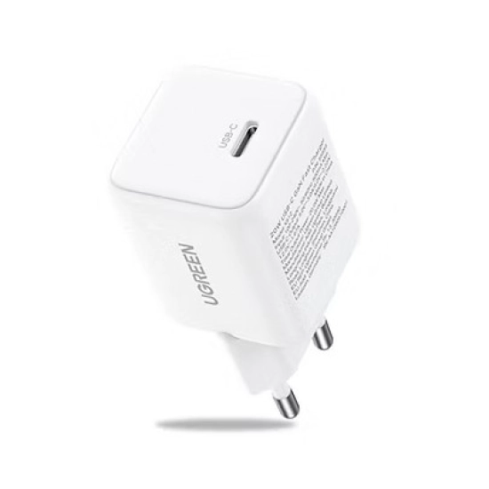 Kućni punjač UGREEN X512, 20W, USB C, GaN, bijeli Kućni punjač UGREEN X512, 20W, USB C, GaN, bijeli