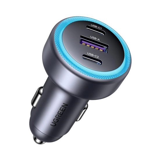 Auto punjač UGREEN, 30W, 3-Port