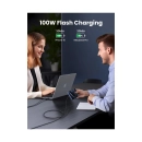 Kabel UGREEN, USB C (M) na USB C (M), 100W, sivi, 3m