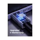 Kabel UGREEN, USB C (M) na USB C (M), 100W, sivi, 3m