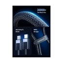 Kabel UGREEN, USB C (M) na USB C (M), Power Delivery, 240W, sivi, 2m