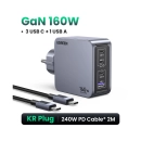 Kabel UGREEN, USB C (M) na USB C (M), Power Delivery, 240W, sivi, 2m