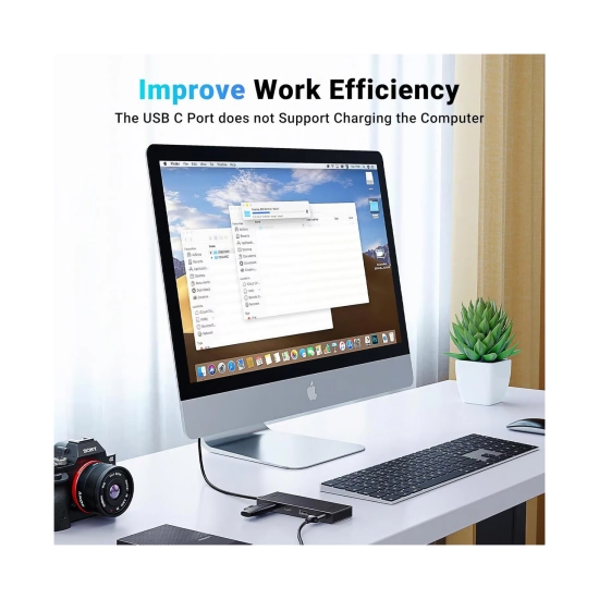 USB HUB UGREEN 4-in-1, USB C na 2x USB C 3.2, 2x USB A 3.2, crni USB HUB UGREEN 4-in-1, USB C na 2x USB C 3.2, 2x USB A 3.2, crni