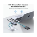USB HUB UGREEN 6-in-1, USB C na 2x USB C 3.2, USB A 3.2, USB A 2.0, RJ45