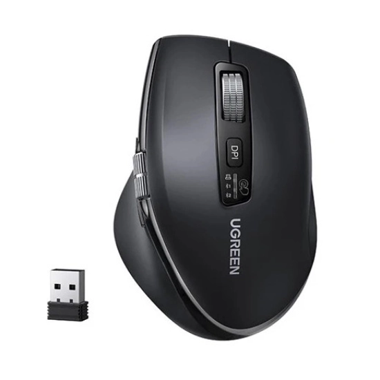 Miš UGREEN, bežični, Bluetooth 5.4, 5.000 DPI, crni Miš UGREEN, bežični, Bluetooth 5.4, 5.000 DPI, crni