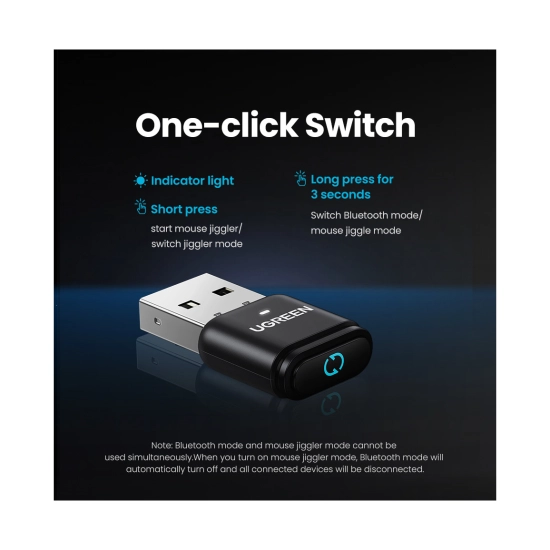 Adapter UGREEN, Bluetooth 5.3, Mouse Jiggler Adapter UGREEN, Bluetooth 5.3, Mouse Jiggler