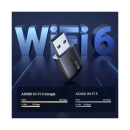 Mrežna kartica adapter USB A, UGREEN, AX900, Wi-Fi 6, 900Mbps