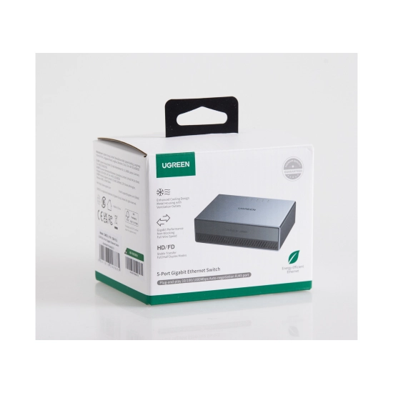 Switch UGREEN, 5-Port Gigabit Ethernet Switch UGREEN, 5-Port Gigabit Ethernet