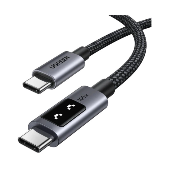 Kabel UGREEN Uno, USB C (M) na USB C (M), 100W, 2m Kabel UGREEN Uno, USB C (M) na USB C (M), 100W, 2m