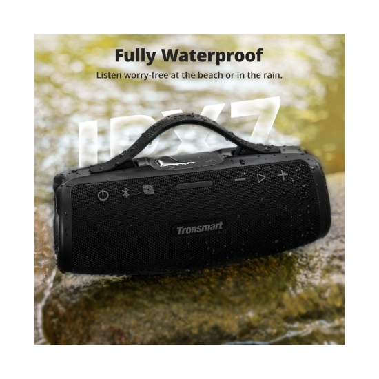 Prijenosni bluetooth zvučnik TRONSMART Mirtune S100, vodootporni IPX7, 50W, Bluetooth 5.3, crni