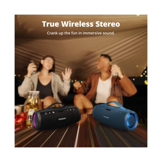 Prijenosni bluetooth zvučnik TRONSMART Mirtune S100, vodootporni IPX7, 50W, Bluetooth 5.3, crni