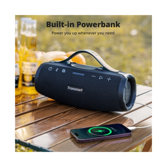 Prijenosni bluetooth zvučnik TRONSMART Mirtune S100, vodootporni IPX7, 50W, Bluetooth 5.3, crni