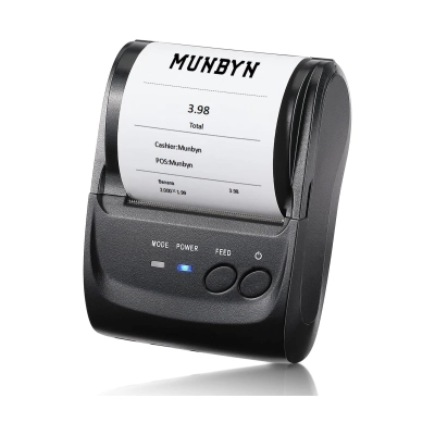 Printer POS MUNBYN 58mm, prijenosni, termalni, USB mini B, Bluetooth - POS oprema Printer POS MUNBYN 58mm, prijenosni, termalni, USB mini B, Bluetooth - POS oprema