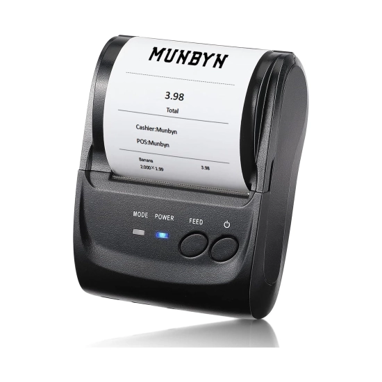 Printer POS MUNBYN 58mm, prijenosni, termalni, USB mini B, Bluetooth Printer POS MUNBYN 58mm, prijenosni, termalni, USB mini B, Bluetooth