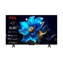 Televizor QLED 43incha TCL 43P7K, QLED, Google TV, 4K UHD, DVB-T2/C/S2, HDMI, Wi-Fi, Bluetooth, energetski razred F