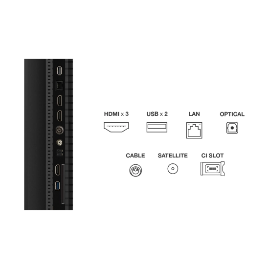 Televizor QLED 50incha TCL 50P7K, QLED, Google TV, 4K UHD, DVB-T2/C/S2, HDMI, Wi-Fi, Bluetooth, energetski razred F Televizor QLED 50incha TCL 50P7K, QLED, Google TV, 4K UHD, DVB-T2/C/S2, HDMI, Wi-Fi, Bluetooth, energetski razred F