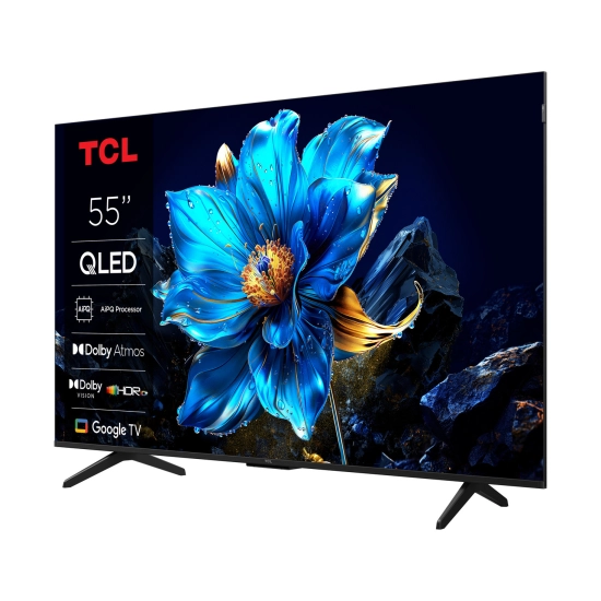 Televizor QLED 55incha TCL 55P7K, QLED, Google TV, 4K UHD, DVB-T2/C/S2, HDMI, Wi-Fi, Bluetooth, energetski razred F Televizor QLED 55incha TCL 55P7K, QLED, Google TV, 4K UHD, DVB-T2/C/S2, HDMI, Wi-Fi, Bluetooth, energetski razred F