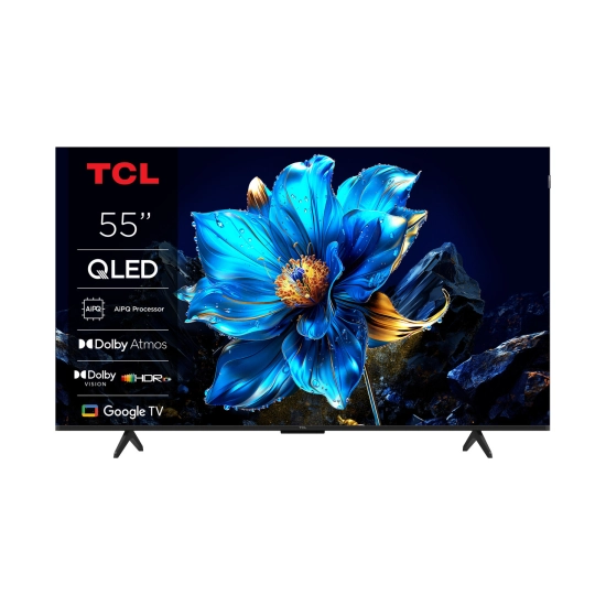 Televizor QLED 55incha TCL 55P7K, QLED, Google TV, 4K UHD, DVB-T2/C/S2, HDMI, Wi-Fi, Bluetooth, energetski razred F