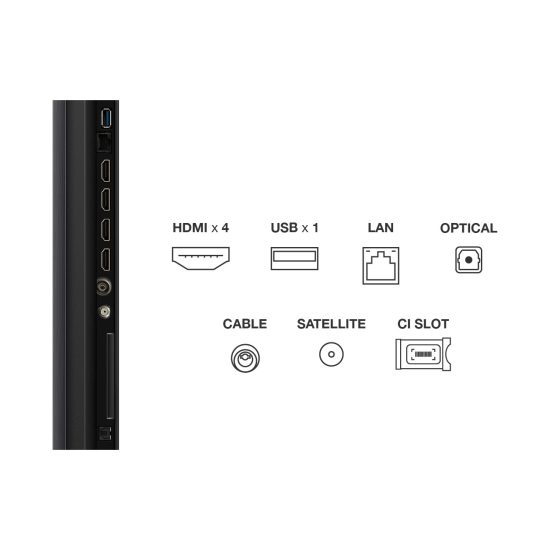 Televizor LED 55incha TCL 55C6K, QD-Mini LED Google TV, 4K UHD, DVB-T2/C/S2, HDMI, Wi-Fi, Bluetooth, energetski razred F