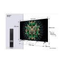 Televizor LED 65incha TCL 65C6K, QD-Mini LED Google TV, 4K UHD, DVB-T2/C/S2, HDMI, Wi-Fi, Bluetooth, energetski razred F