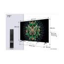 Televizor LED 75incha TCL 75C6K, QD-Mini LED Google TV, 4K UHD, DVB-T2/C/S2, HDMI, Wi-Fi, Bluetooth, energetski razred F