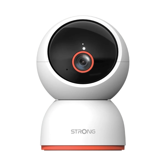 Nadzorna IP kamera STRONG SHC08IR0-W, unutarnja, bežična, 4K, 2K, Wi-Fi, senzor pokreta, noćni vid, bijela