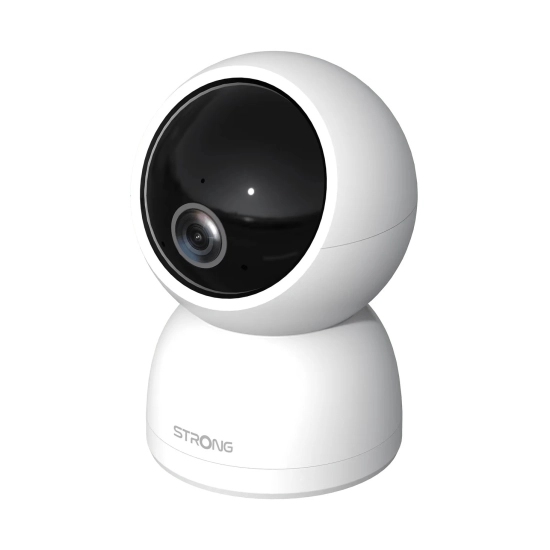 Nadzorna IP kamera STRONG SHC04IR0-W, unutarnja, bežična, 2K, 2K, Wi-Fi, senzor pokreta, noćni vid, bijela Nadzorna IP kamera STRONG SHC04IR0-W, unutarnja, bežična, 2K, 2K, Wi-Fi, senzor pokreta, noćni vid, bijela