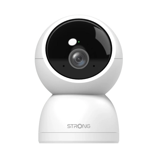 Nadzorna IP kamera STRONG SHC04IR0-W, unutarnja, bežična, 2K, 2K, Wi-Fi, senzor pokreta, noćni vid, bijela Nadzorna IP kamera STRONG SHC04IR0-W, unutarnja, bežična, 2K, 2K, Wi-Fi, senzor pokreta, noćni vid, bijela