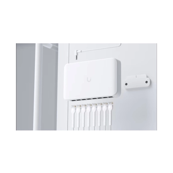 Switch UBIQUITI USW-LITE-8-POE, 10/100/1000 Mbps, 8-port, 4x PoE+, bijeli