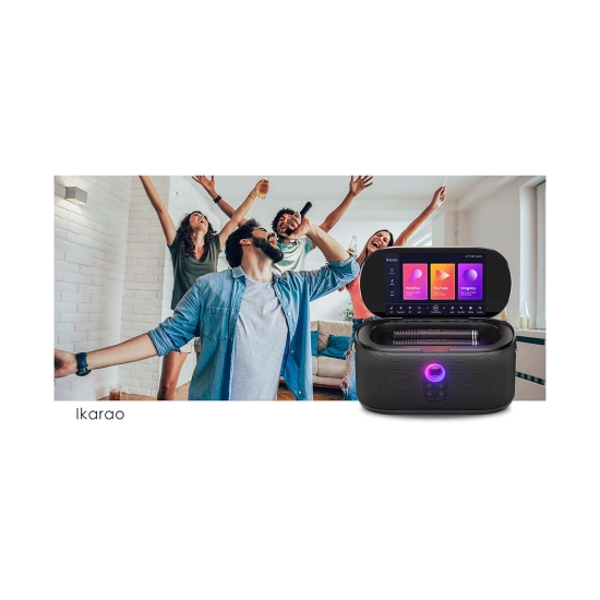 Prijenosni audio sustav IKARAO Shell S1, 300W, Bluetooth, USB A, AUX, 2x mikrofon, 10.1incha FHD Touchscreen