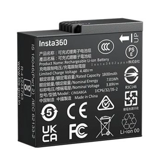 Baterija INSTA360 CINSABGA, za Ace Pro 2/Ace Pro/Ace Baterija INSTA360 CINSABGA, za Ace Pro 2/Ace Pro/Ace
