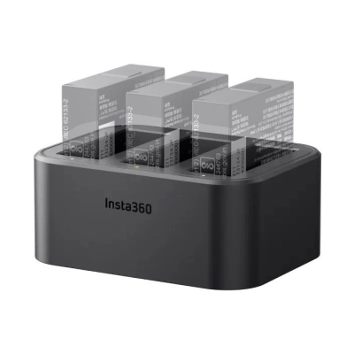 Punjač INSTA360 CINSAAXE, za Ace/Ace Pro/Ace Pro 2 Fast Charge Hub, do 3 baterije   - INSTA360