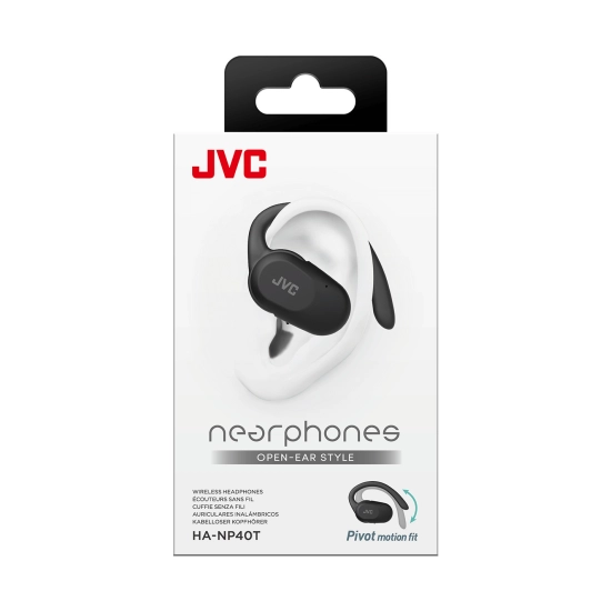 Slušalice JVC HA-NP40T Open-ear Wireless Hearphones, in-ear, bežične, Bluetooth, crne