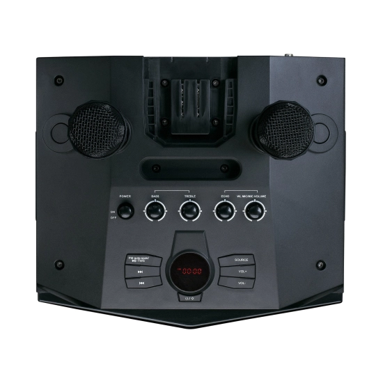 Prijenosni audio sustav LENCO PA-220BK, 120W, Bluetooth, USB A, LED efekti, 2x bežični mikrofon