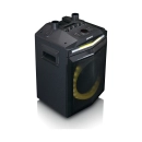 Prijenosni audio sustav LENCO PA-220BK, 120W, Bluetooth, USB A, LED efekti, 2x bežični mikrofon