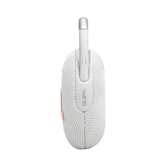 Prijenosni bluetooth zvučnik JBL CLIP 5, Bluetooth 5.3, prijenosni, vodootporan IP67, bijeli Prijenosni bluetooth zvučnik JBL CLIP 5, Bluetooth 5.3, prijenosni, vodootporan IP67, bijeli